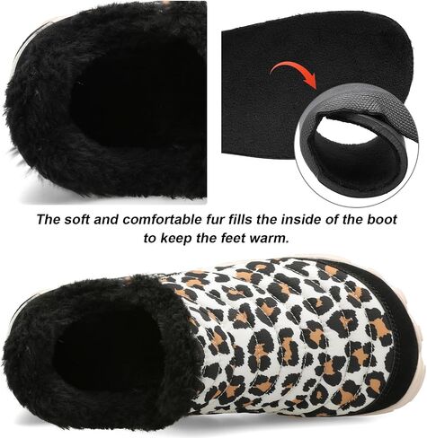XIHALOOK Womens Mens Slip on House Shoes Faux Fur Memory Foam Slippers with Anti-Skid Rubber Sole for Indoor Outdoor in Kuwait