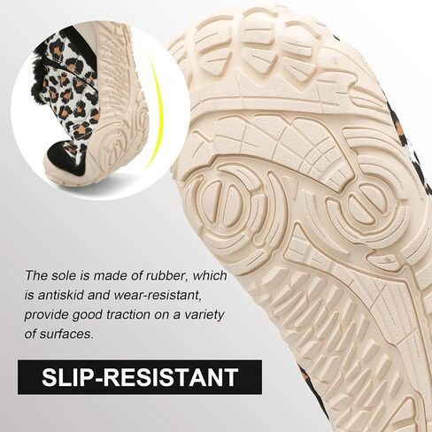 XIHALOOK Womens Mens Slip on House Shoes Faux Fur Memory Foam Slippers with Anti-Skid Rubber Sole for Indoor Outdoor in Kuwait
