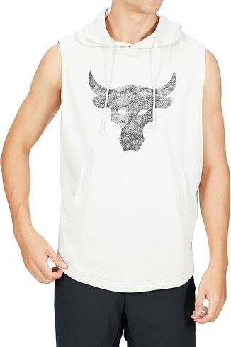 Under Armour Men's Project Rock Terry Sleeveless Hoodie in Saudi Arabia