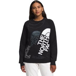 THE NORTH FACE Women's Graphic Injection Crew, TNF Black/TNF Black, Large in Kuwait