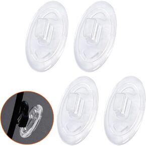 Betterun Clear Replacement 2 Pairs Nose Pads for Oakley Wiretap OO4071 / Whisker/Warden