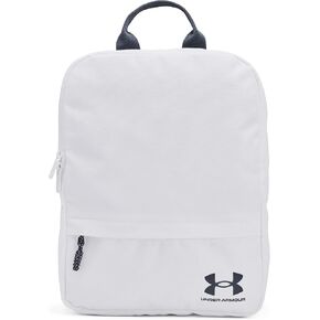 Under Armour Loudon Backpack SM for Men and Women Offers Webbing Strap, and Jacquard Wordmark Detail White/Downpour Gray/Harbor Blue One Size One Size