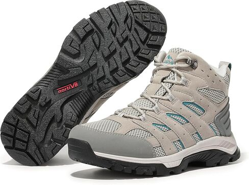 NORTIV 8 Women's Lightweight Ankle Hiking Boots Backpacking | Waterproof Hiking Walking Trekking Work Camping Comfortable Slip-Resistant Outdoor Boots in Saudi Arabia