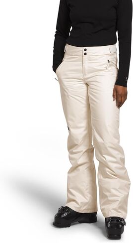 بنطال الثلج المعزول Sally من THE NORTH FACE - قصير، أبيض جاردينيا، X-Small in Kuwait