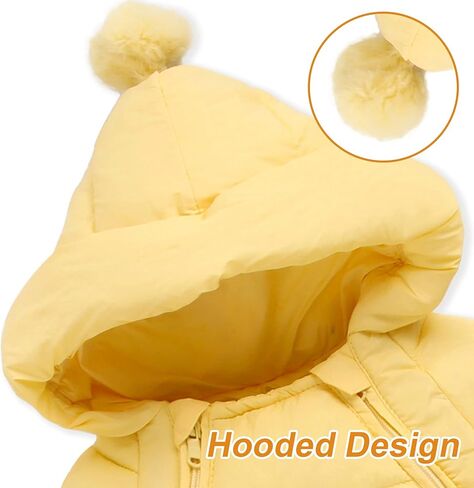 بدلة رومبير شتوية دافئة للأولاد والبنات من Happy Cherry مع غطاء للرأس وفضفاضة مناسبة لبدلة الثلج بسحاب مزدوج in Kuwait