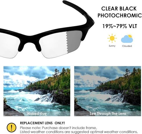 BLAZERBUCK Replacement Lenses & Sock Kit for Oakley Half Jacket XLJ Sunglass in Saudi Arabia