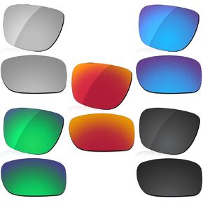 استبدال العدسة المستقطبة LenzReborn لنظارة Oakley Holbrook XL OO9417 الشمسية - أسود داكن + رمادي فضي + أحمر ناري + أزرق ثلجي + أخضر عشبي in Saudi Arabia