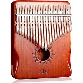 LvPets Kalimba 21 Key Thumb Piano Premium Mahogany Cat Lovers نمط إصبع البيانو العروة Mbira هدية آلة موسيقية محمولة للأطفال الهواة والمبتدئين (أزرق متدرج) in Kuwait