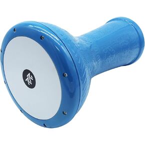 The 17'' Wave Zaza Percussion Egyptian Style Darbuka Doumbek (Black - Engraved)