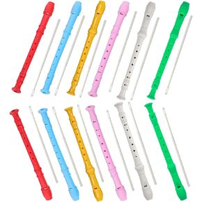 مسجلات سوبرانو ذات 8 فتحات، أداة تسجيل ديكانت، فلوت لطلاب المدرسة على الطراز الألماني، مع قضيب التنظيف والتعليمات in Kuwait