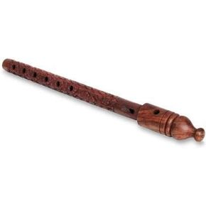 Earthly Home Handrafts الناي التقليدية نحت الخشب اليدوية لاعب Bansuri Lord Krishna آلة موسيقية هندية نظرة عتيقة، 16.5 بوصة in Kuwait