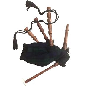 New Baby Mini Bagpipe Toy Tartans Miniature Playable with Cord Free 2 Reed (Standard, MacDonled) in Kuwait