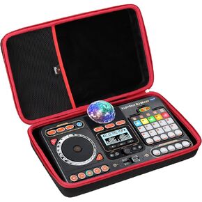 Mchoi Hard Carrying Case Compatible with VTech KidiStar DJ Mixer Black, Case Only