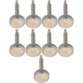 Bstinay 9pcs Vertical Key On The Bass Euphonium Finger Button Hall Copper Nickel Plated in Saudi Arabia