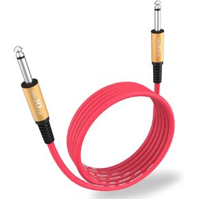Augioth Guitar Cable 15 ft, Stage Electric Instrument Bass Cable AMP Cord 1/4 Straight to Straight Blue in Kuwait