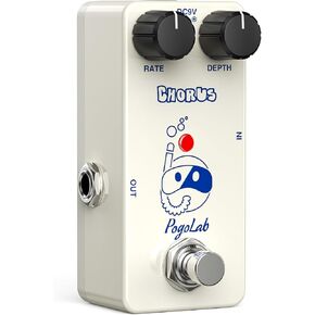 Chorus Pedal, Chorus Guitar Pedal, Mini Analog Chorus Pedal, DC 9V, True Bypass for Electric Guitar