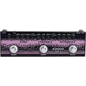 كوجو متعدد تأثير الجيتار دواسة صدى ومجموعة وسق 3 في 1 تأثيرات تناظرية دواسات للجيتار الكهربائي in Kuwait