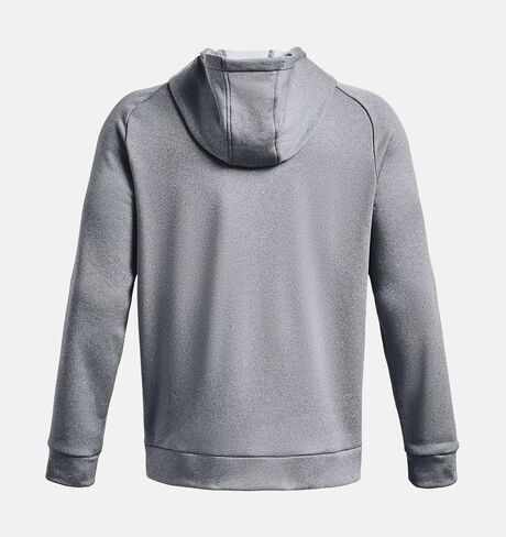 Under Armour Men's Armour Fleece Big Logo Hoodie 1373401 (as1, alpha, l, regular, regular, Pitch Gray Light Heather / Black-013, Large) in Saudi Arabia