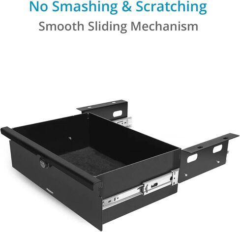 بروايم درج سفلي بقفل ذكي للحفاظ على الاكسسوارات منظمة وآمنة، لمختلف ادوات الصوت/الفيديو | لمحطة عمل عربة ساوند شيف | قفل برمز مكون من 3 ارقام (CT-SDCF-SD) in Kuwait