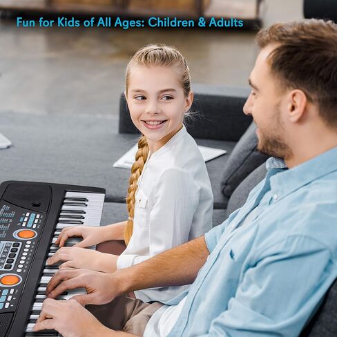 PYLE-PRO Electric Keyboard Piano for Kids-Portable 49 Key Electronic Musical Karaoke Keyboard, Learning Keyboard for Children w/Drum Pad, Recording, Microphone, Built-in Speaker-PKBRD4911PK (Pink) in Saudi Arabia