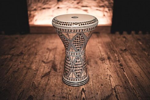 Meinl Percussion Artisan Edition Doumbek مع غلاف من الألومنيوم المصبوب وترصيع من عرق اللؤلؤ - صنع في مصر - رأس صناعي قابل للضبط مقاس 8 3/4 بوصة مناسب لجميع الأحوال الجوية، ضمان لمدة عامين، Mosaic Palace (AEED3) in Saudi Arabia