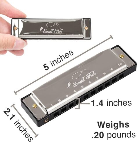 هارمونيكا للأطفال والكبار، مفتاح دياتونيكي لجهاز الفم C مع 10 فتحات و20 ملاحظة، ألعاب الآلات الموسيقية الزرقاء للمبتدئين، جائزة الفصل الدراسي، هدايا عيد الميلاد، حشوات تخزين عيد الميلاد in Kuwait