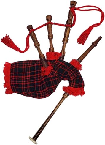 New Baby Mini Bagpipe Toy Tartans Miniature Playable with Cord Free 2 Reed (Standard, MacDonled) in Kuwait