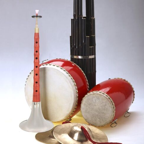1 Set of Chinese Suona G-key Suona Instrument Wood Wind Instrument for Beginners Flutes Musical Instruments 27x8.5cm in Kuwait