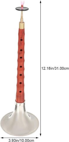 1 Set of Chinese Suona G-key Suona Instrument Wood Wind Instrument for Beginners Flutes Musical Instruments 27x8.5cm in Kuwait
