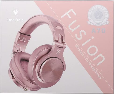 OneOdio A70 Bluetooth Over-Ear Headphones, Hi-Res Wired DJ Studio - Black in Saudi Arabia