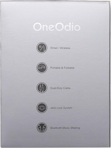 OneOdio A70 Bluetooth Over-Ear Headphones, Hi-Res Wired DJ Studio - Black in Saudi Arabia