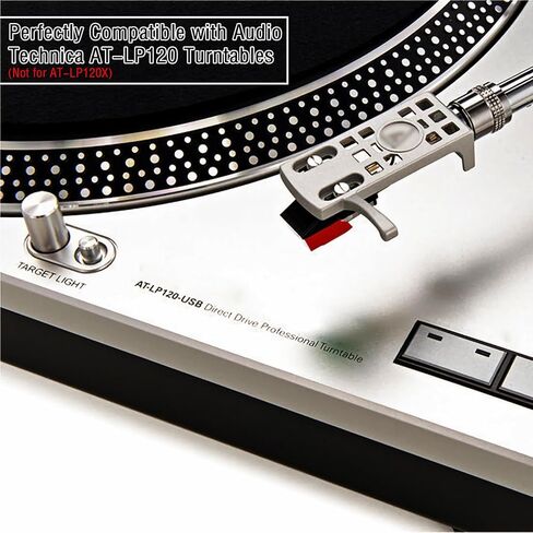 قلم بديل ATN95E أحمر، استبدال إبرة مشغل التسجيل الماسي البيضاوي، متوافق مع خرطوشة Audio-Technica AT95E AT93 in Kuwait