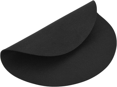 ASHATA Turntable Platter Mat, Turntable Platter Mat Black Rubber 1PCS Ultra-Thin Anti-Static Turntable Record Pad Antistatic Flat Soft Mat Slipmat Mat Pad, for Universal to in Saudi Arabia