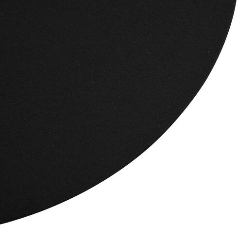 ASHATA Turntable Platter Mat, Turntable Platter Mat Black Rubber 1PCS Ultra-Thin Anti-Static Turntable Record Pad Antistatic Flat Soft Mat Slipmat Mat Pad, for Universal to in Saudi Arabia