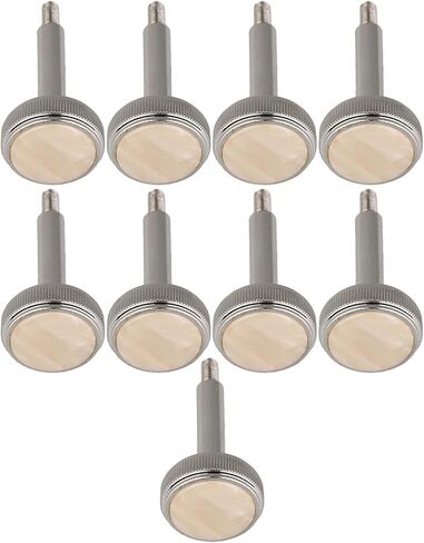 Bstinay 9pcs Vertical Key On The Bass Euphonium Finger Button Hall Copper Nickel Plated in Saudi Arabia