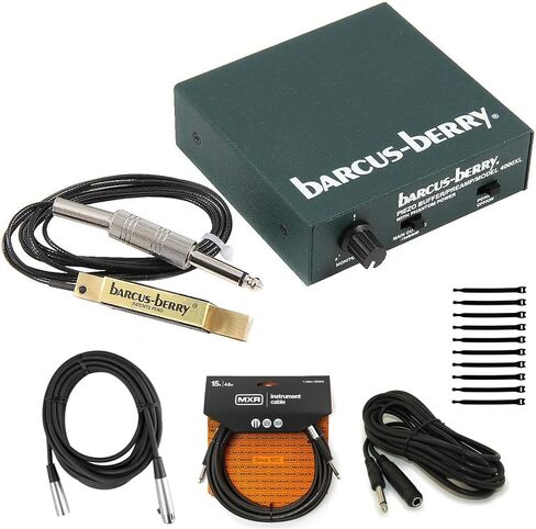 Barcus Berry 4000 1-Key Grand Piano and Harp Planar Wave System - Bundle with XLR Cable, Instrument Cable, 1/4" Extension Cable, and Cable Ties in Saudi Arabia