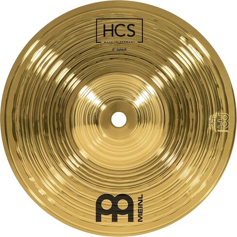 Meinl Percussion HCS 8" Splash Cymbal لمجموعة الطبول - صنع في ألمانيا - متوسط ​​تقليدي، ضمان لمدة عامين، سبائك النحاس MS63، (HCS8S) in Kuwait
