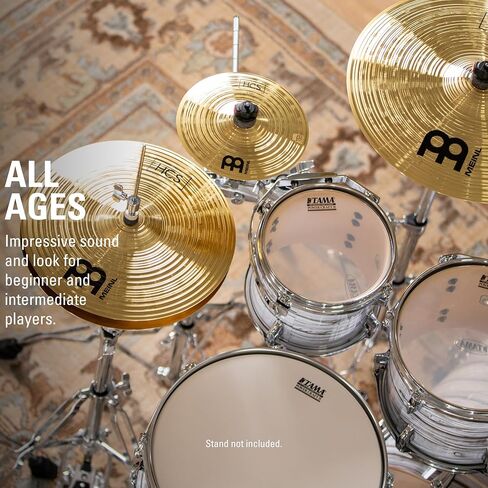 Meinl Percussion HCS 8" Splash Cymbal لمجموعة الطبول - صنع في ألمانيا - متوسط ​​تقليدي، ضمان لمدة عامين، سبائك النحاس MS63، (HCS8S) in Kuwait