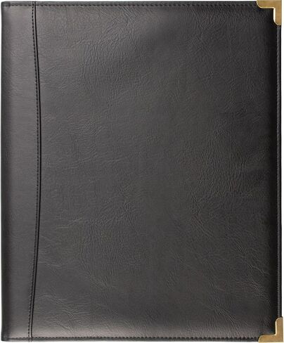 Pro Tec FSA1E Deluxe Choral Folder with Elastic String Dividers & Adjustable Hand Strap, Black in Saudi Arabia