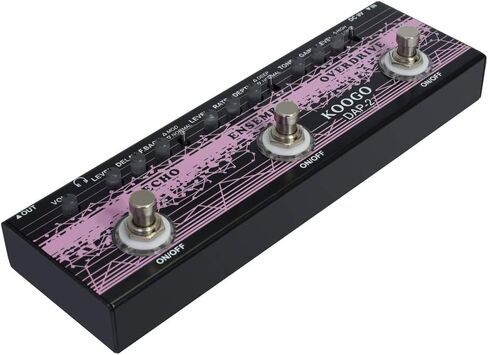 كوجو متعدد تأثير الجيتار دواسة صدى ومجموعة وسق 3 في 1 تأثيرات تناظرية دواسات للجيتار الكهربائي in Kuwait