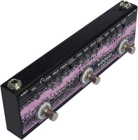 كوجو متعدد تأثير الجيتار دواسة صدى ومجموعة وسق 3 في 1 تأثيرات تناظرية دواسات للجيتار الكهربائي in Kuwait