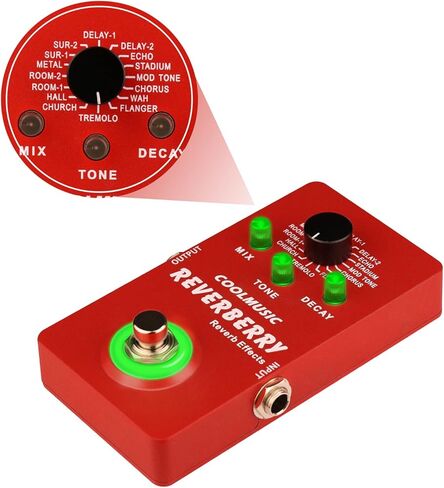 كول ميوزك دواسة جيتار رقمية متعددة التاثيرات مع 16 مؤثر تجاوز حقيقي in Kuwait