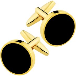 Cufflinks for Men and Tuxedo Shirt Studs Set with Gift Box Stainless Steel Cufflinks in Kuwait