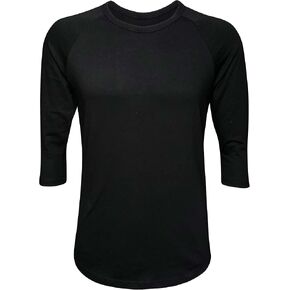 ILTEX Raglan T-Shirt 3/4 Sleeve Athletic Baseball Jersey Unisex (30+ Colors) in Saudi Arabia