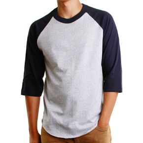 Hat and Beyond Mens Baseball Raglan T Shirts 3/4 Sleeves Casual Cotton S-3xl Jersey 1KSA0001