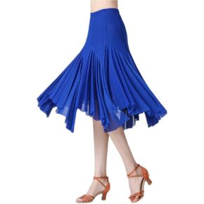 CISMARK Elegant Ballroom Dance Latin Flamenco Dance Skirt for Women
