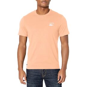 تي شيرت Lacoste Contemporary Collection للرجال ذو قصة عادية وأكمام قصيرة مع تفاصيل مطرزة in Saudi Arabia