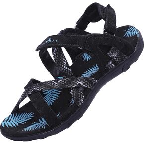 صندل نسائي من MGGMOKAY للمشي لمسافات طويلة صندل رياضي خارجي مع دعم قوس للتخييم الكاجوال لقضاء إجازة على الشاطئ in Kuwait