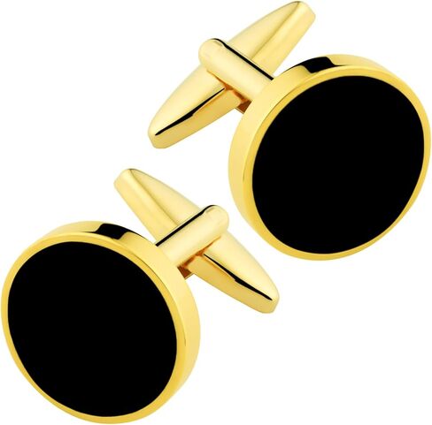 Cufflinks for Men and Tuxedo Shirt Studs Set with Gift Box Stainless Steel Cufflinks in Kuwait