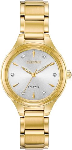 Citizen Eco-Drive Corso Womens Watch, Stainless Steel, Diamond in Kuwait